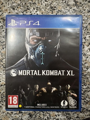 Mortal Kombat XL PS4 game like new with extra characters