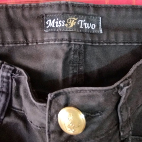 Jeans black slim used, size M 38