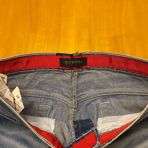 Stenia Sport Jeans new, blue and red, size XS
