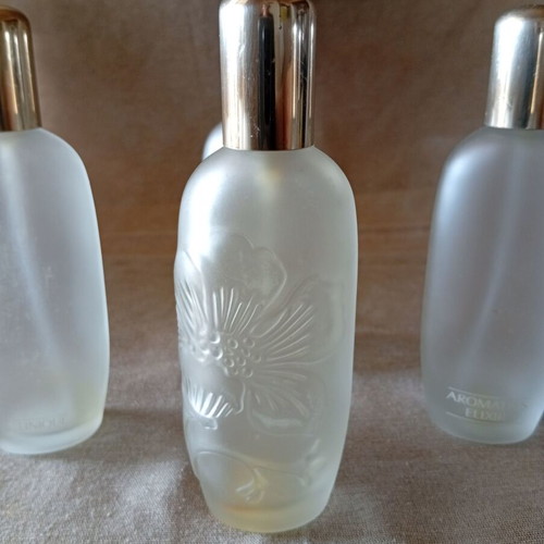 Clinique Aromatics Elixir Eau de Parfum bottles like new, set of 9