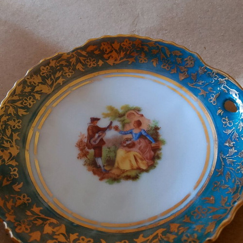 Set of 5 vintage decorative plates OTO Prima Porcelane like new