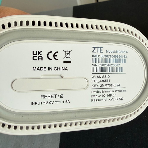 ZTE MC801A 5G Router modem like new
