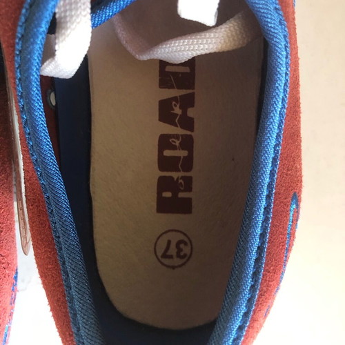 Road sports shoes used, size 37, red-blue