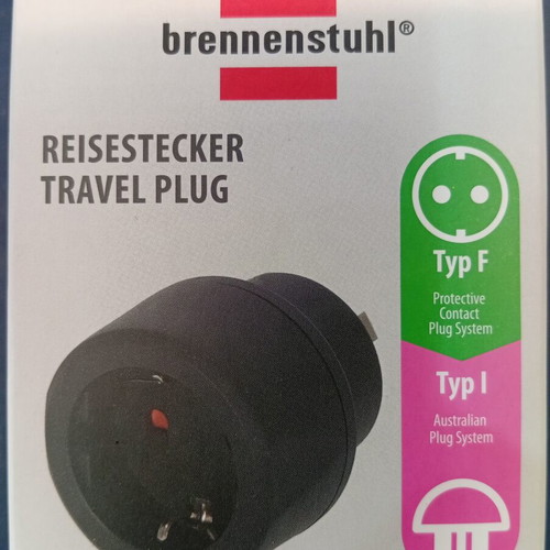 Travel plug adapter Greece to Australia/China