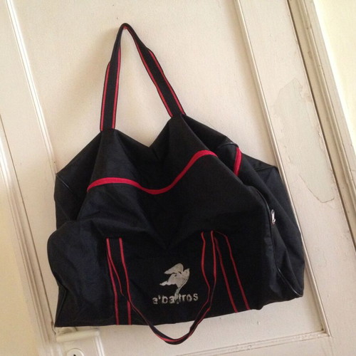 Vintage Albatros Travel Sack 65cm used with leatherette bottom