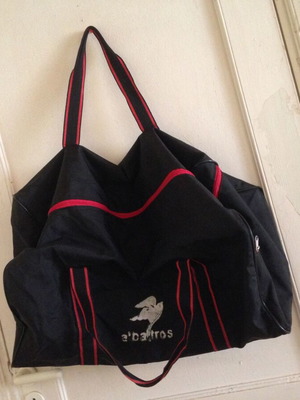 Vintage Ταξιδιωτικός Σάκος Albatros 65cm μεταχειρισμένος με πάτο δερματίνης