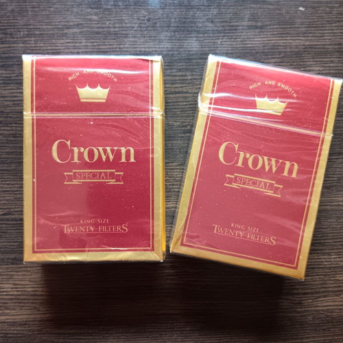 Crown collectible cigarette packs sealed, lot of 2, new