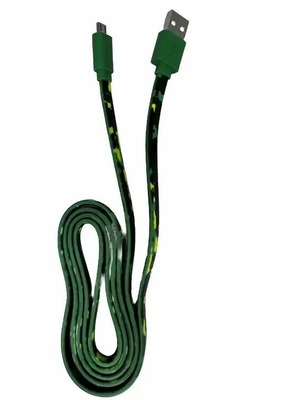 Καλώδιο ταχείας φόρτισης Micro USB army print πράσινο 1m καινούργιο