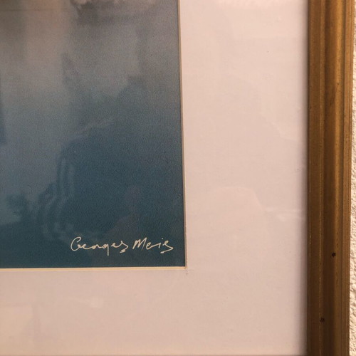 Art print by Giorgos Meis, Symi 80s photograph refurbished