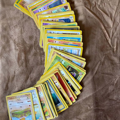 Pokemon cards used, pack of 45, vintage