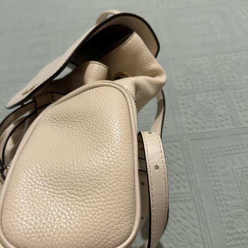 Michael Kors leather backpack, beige