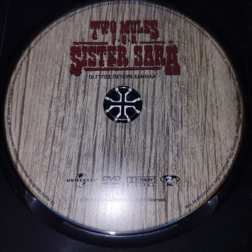 Two Mules for Sister Sara DVD, action adventure with subtitles