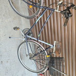 Bicycle used, city type, blue, V-brakes, saddle replaced