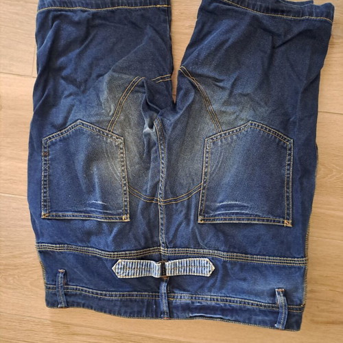 Bershka short jeans, blue, size M