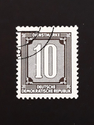 Germany DDR 1956 10 dienstmarke (1) γραμματόσημο like new