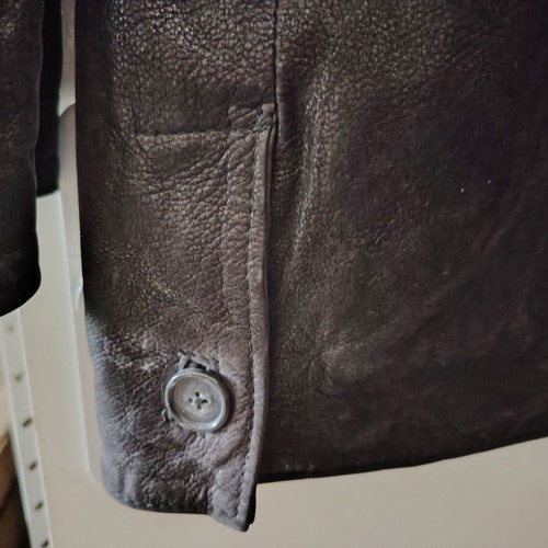 Sitelli men's leather jacket like new, size XXL, brown