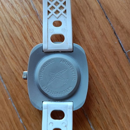 Ruhla military watch used, wind-up