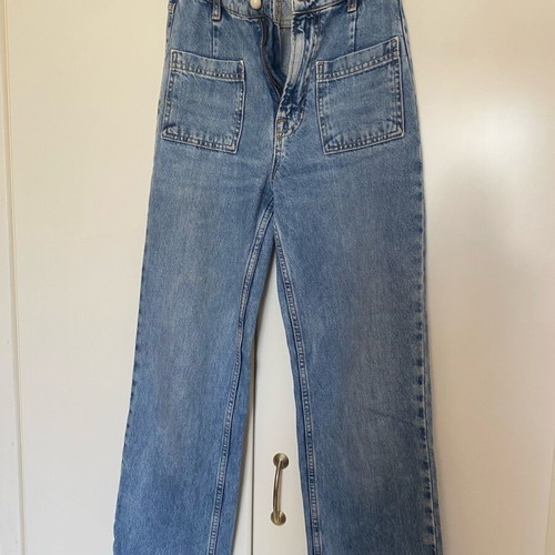 Zara women's jeans used, blue, size XS/34