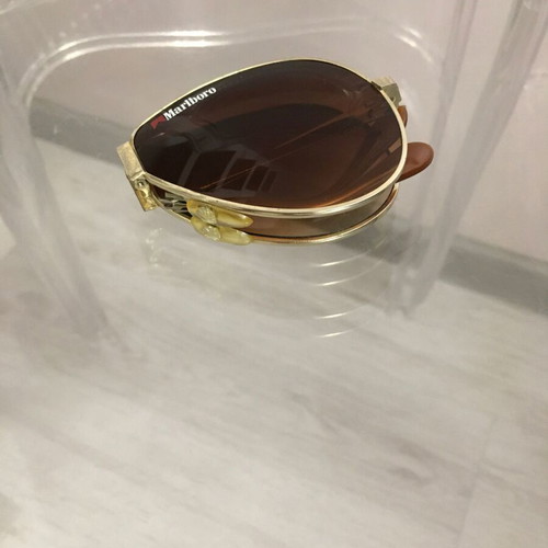 Marlboro vintage gold-tone folding aviator sunglasses