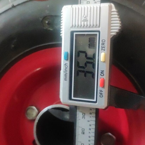 Heavy-duty cart wheel like new, inner diameter 35mm