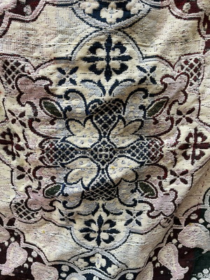 Kilim used for bed or table without damage