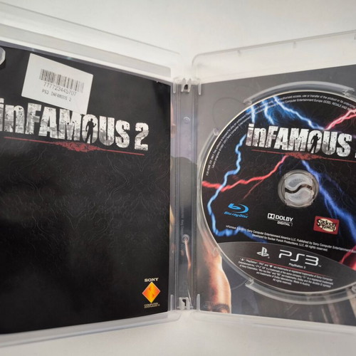 InFamous 2 PS3 game like new