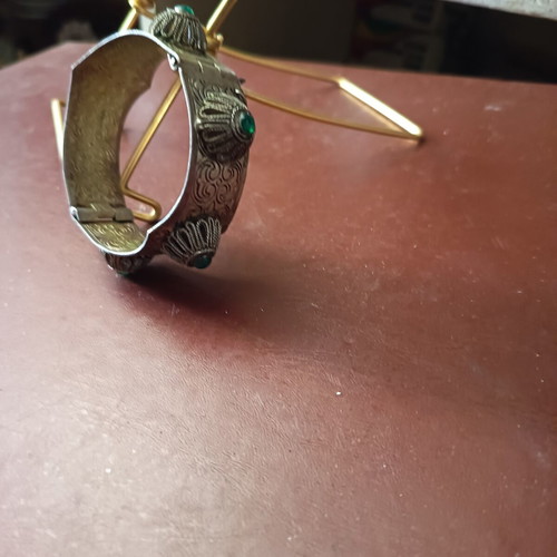 Bracelet No.1 like new, collectible with stones, possibly African
