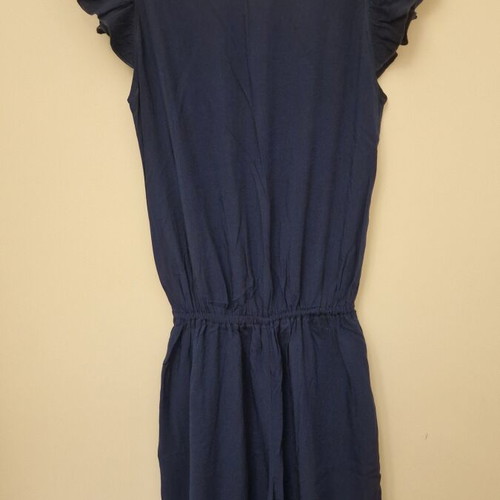 Regalinas one-piece jumpsuit blue size small like new