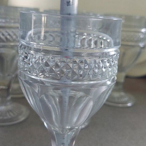 Vintage glassware like new, set of 6 glasses