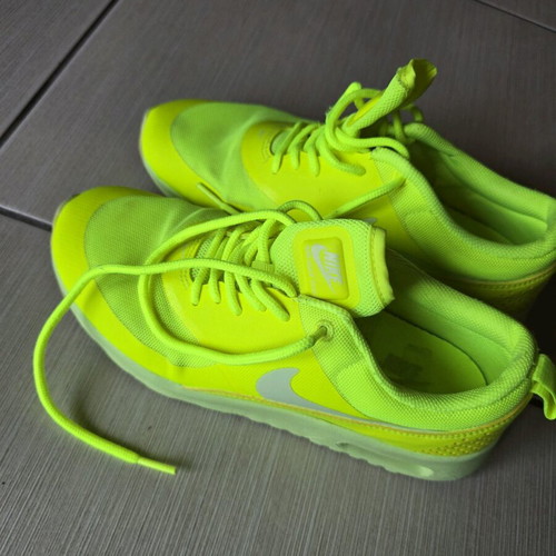 Nike Air Max Thea athletic shoes used, size 38.5, multicolor