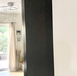 IKEA Mongstad large mirror with black-brown wooden frame, like new
