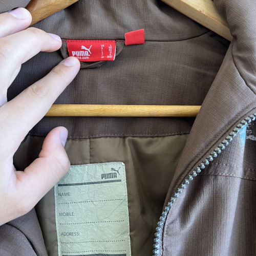 Puma jacket used, brown, size S