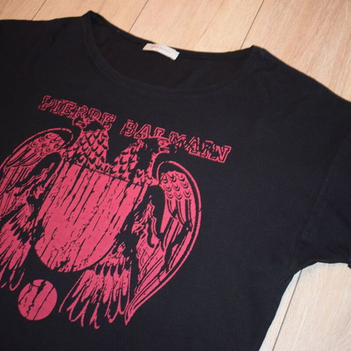Pierre Balmain t-shirt size M used, black and red