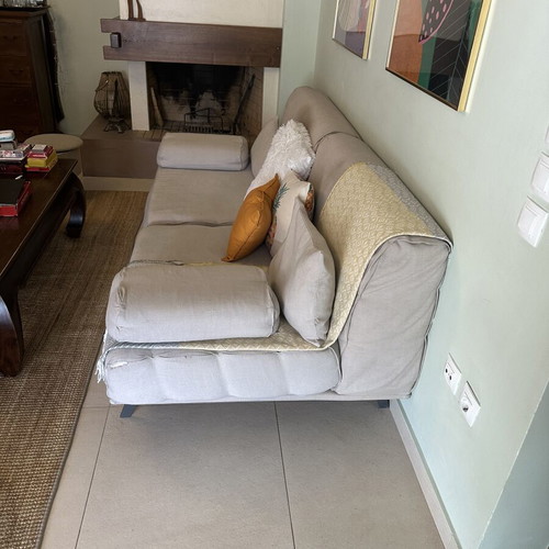 Papadatos sofa 2m used with removable covers