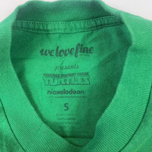 Teenage Mutant Ninja Nickelodeon T-shirt size S, like new, green color