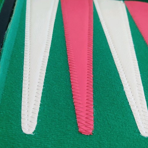 Leather Backgammon Large Sewn Case Like New