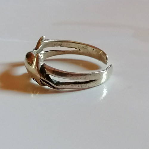 Silver 925 Dolphin Toe Ring new