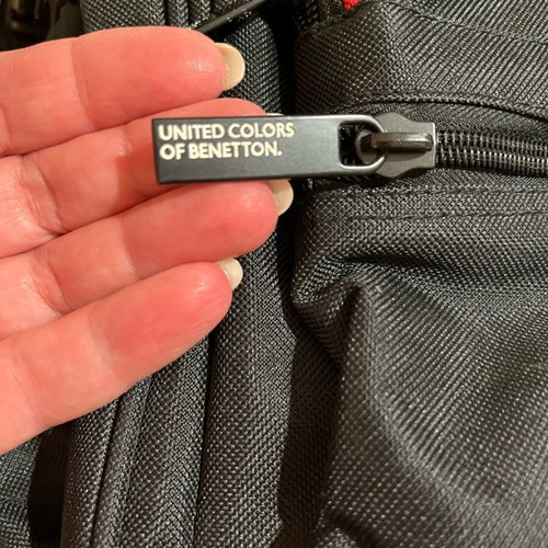 Τσάντα εργασίας Benetton καινούργια, μαύρη για laptop και έγγραφα