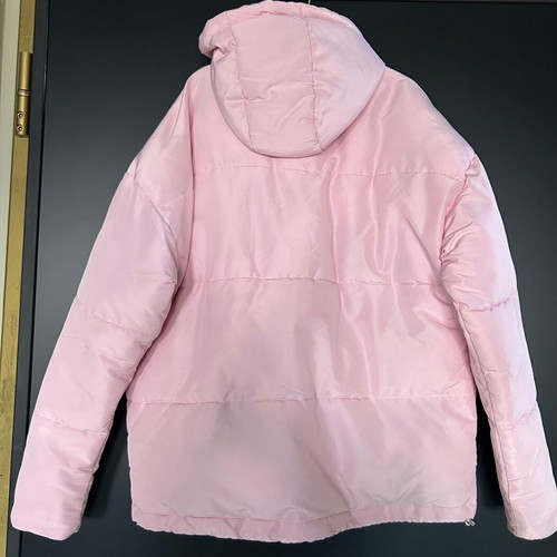 Ellesse women's pastel pink quilted jacket, size M