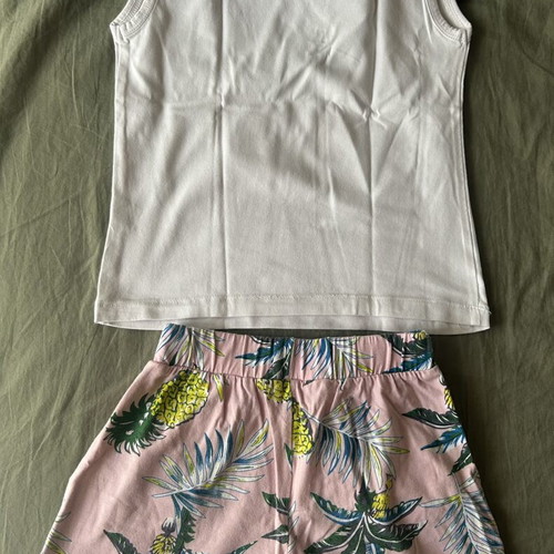 Miss Ebita sleeveless top and shorts set for 6-year-old girl