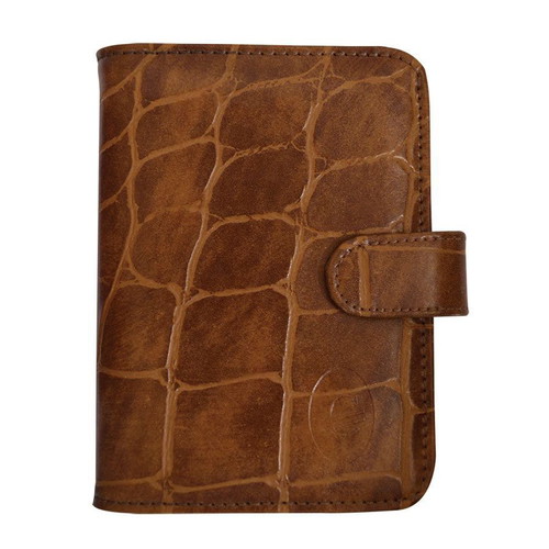 Organiser open brown pocket new, leatherette with full sheet set