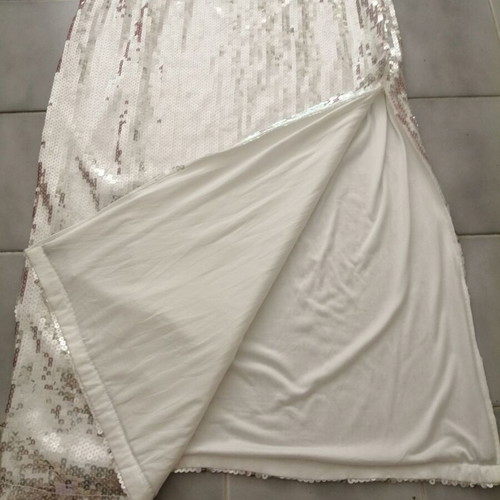 Pretty Lavish long sequin dress with one shoulder, size M (EU 40)