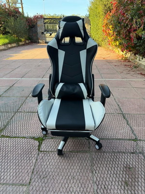 ArteLibre Sligo Gaming Chair like new, white/black