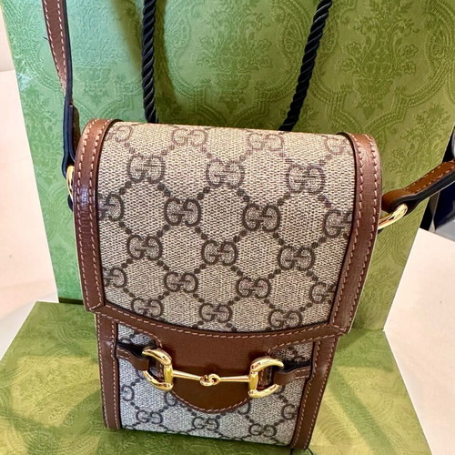 Gucci Horsebit 1955 Mini Bag used, full set with box and dustbag