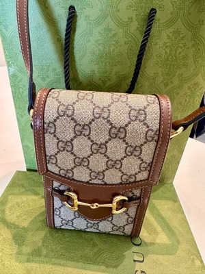 Gucci Horsebit 1955 Mini Bag used, full set with box and dustbag