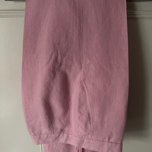 Ralph Lauren Petite 4P women's linen suit pink like new
