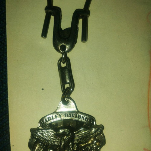 Harley Davidson keychain silver like new