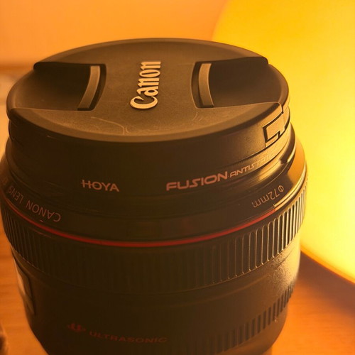 Canon EF 50mm f1.2 lens like new