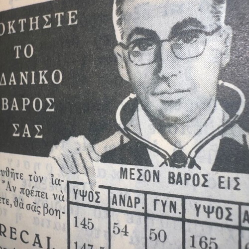 Pharmacy Bakakos 1961 promotional agenda