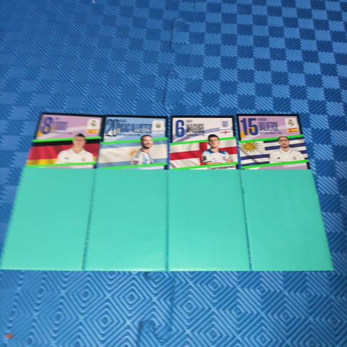 Panini Top Class Rainbow Masters set of 4 cards like new